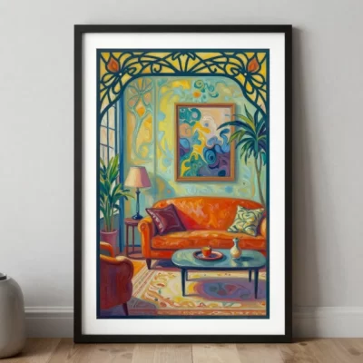 iç mekan poster baskı